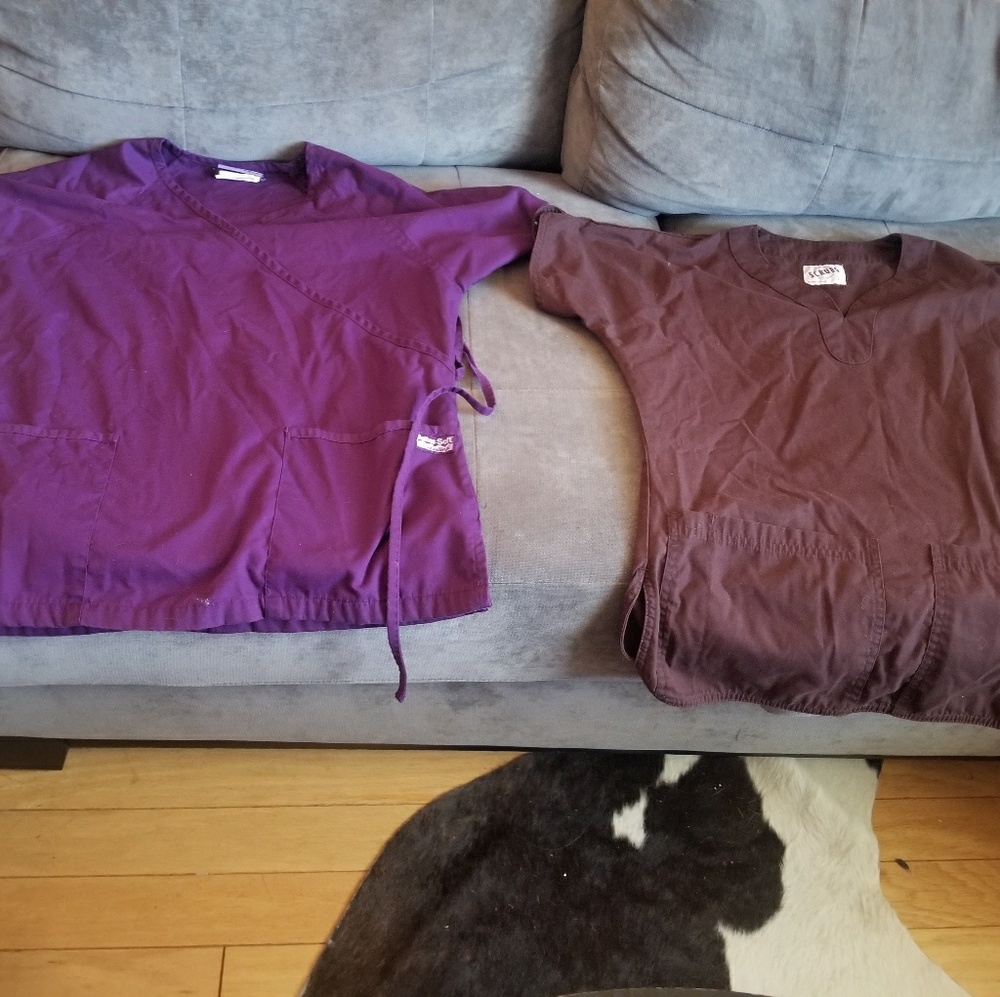 2 scrub Tops